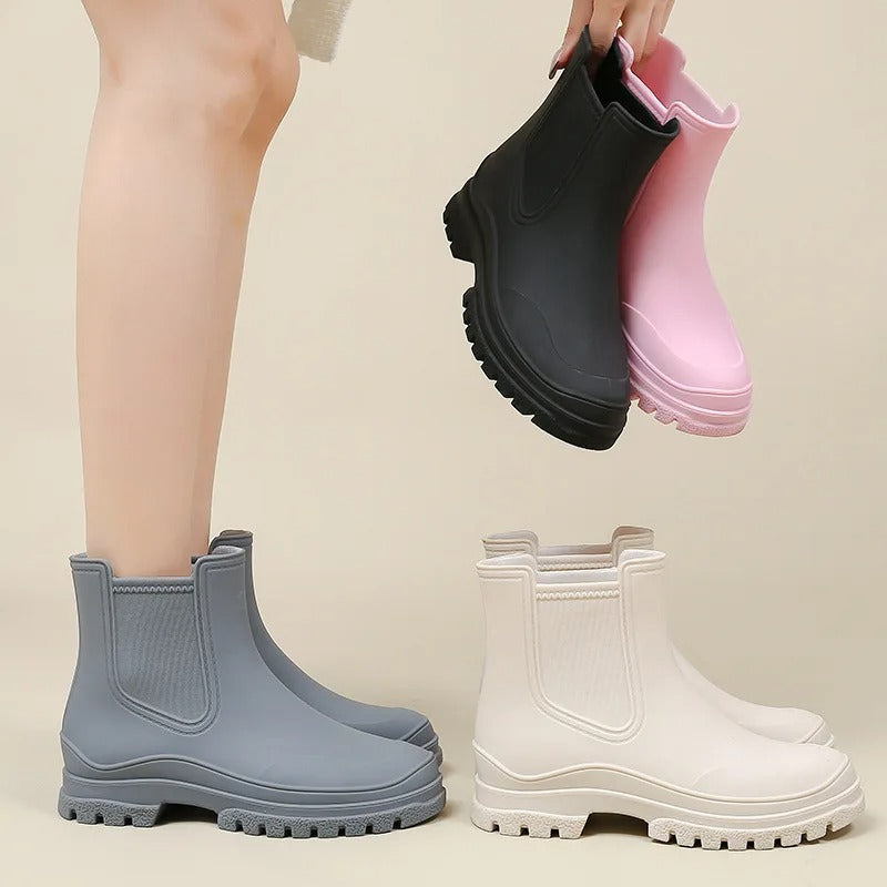Rain Walk | Luxe halfhoge waterdichte regenlaarzen voor dames