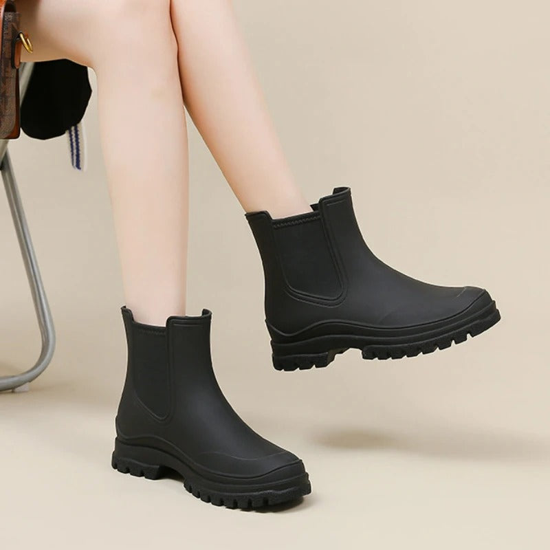 Rain Walk | Luxe halfhoge waterdichte regenlaarzen voor dames