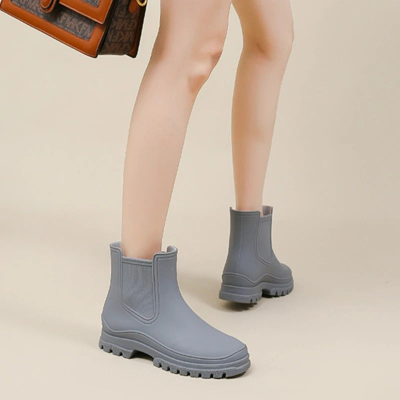 Rain Walk | Luxe halfhoge waterdichte regenlaarzen voor dames
