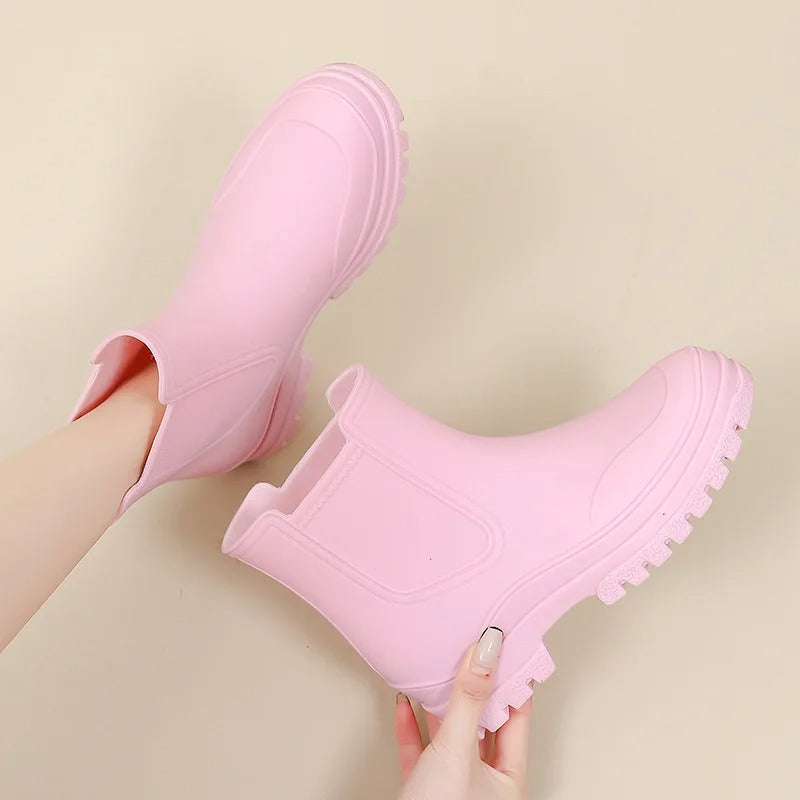 Rain Walk | Luxe halfhoge waterdichte regenlaarzen voor dames