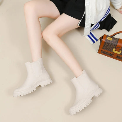 Rain Walk | Luxe halfhoge waterdichte regenlaarzen voor dames